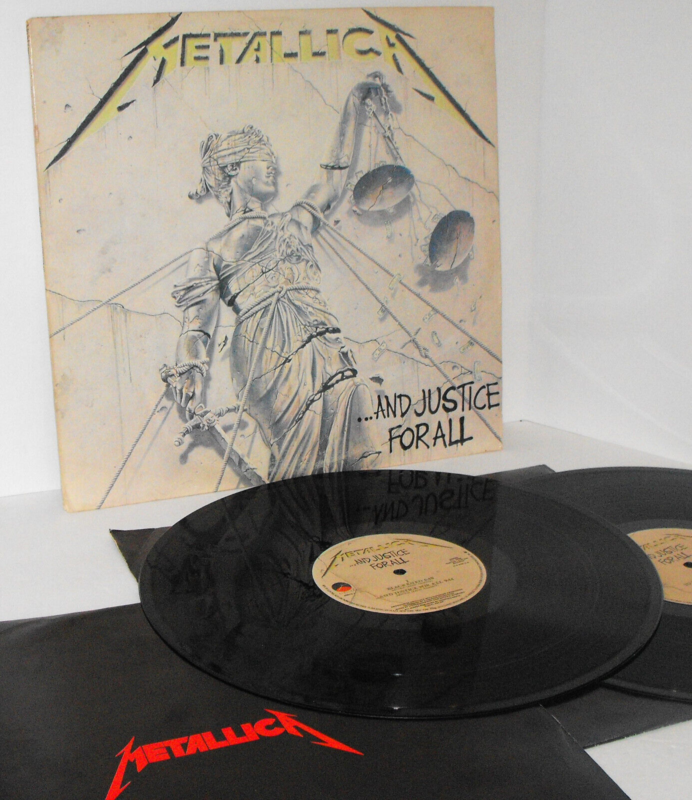 Metallica And Justice For All Lp Vinyl Record 1988 First US DMM Masterdisk  Press