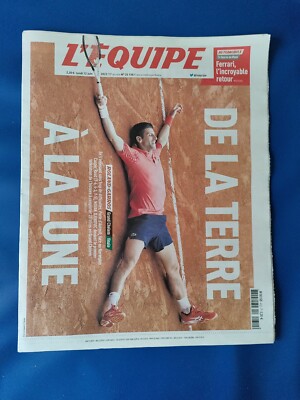 NOVAK DJOKOVIC DAS TEAM 12. Juni 2023 / ''VON DER ERDE ZUM MOND''