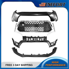 Front Bumper Cover Kit With Grille & Molding Trim For 2023 2024 2025 Kia Soul