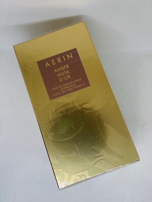 Aerin Amber Musk D'OR Eau De Parfum Spray Atomiseur 3.4oz / 100ml New 