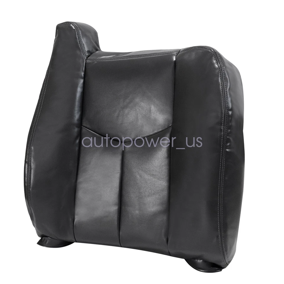 Cubierta de asiento de cuero superior del conductor delantero sin reposabrazos para Chevy Silverado 2003-2007 nueva Foto 4 de 4
