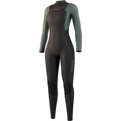 Mystic Damen Star 3/2mm Front-Zip Fullsuit Neoprenanzug - Dark Olive 250052