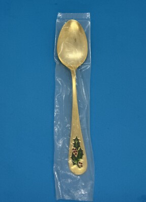 NEW JC PENNY CLASSIC TRADITIONS HOLLYBERRY GOLD ELECTROPLATED FLATWARE - CHOICE