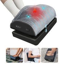 Snailax Footrest for Under Desk at Work, Vibrating  Heating, Memory Foam, Gift