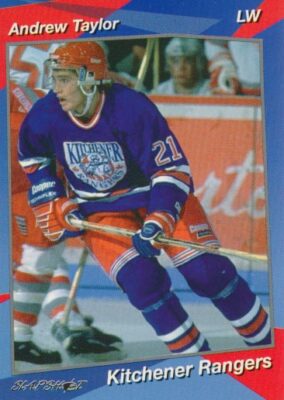 1993-94 Kitchener Rangers Teamset #18 ANDREW TAYLOR