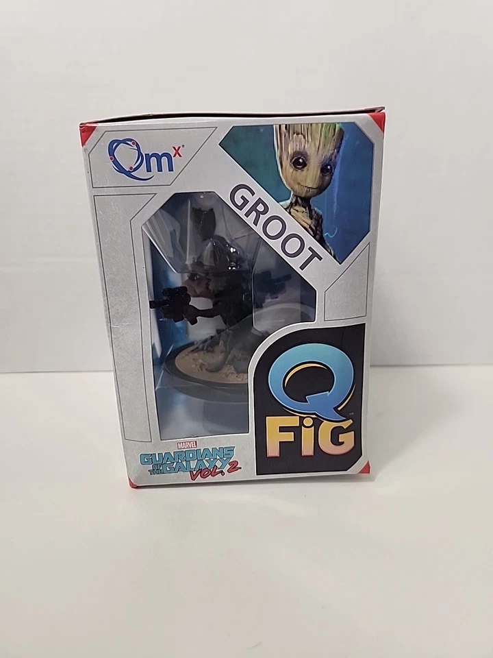 Q Fig Rocket Mapache y Groot Marvel Guardianes de la Galaxia Vol. 2 estatuillas Foto 4 de 4