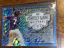 DAYLEN LILE 2020 LEAF PERFECT GAME NS PLATINUM MARBLE PROOF AUTO #1/1 NATIONALS