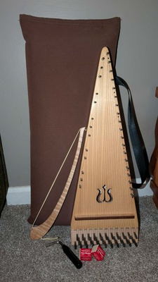 #ad Noteworthy Woodworking Alto Bowed Psaltery w Bow Case Rosin amp; Papers $275.00