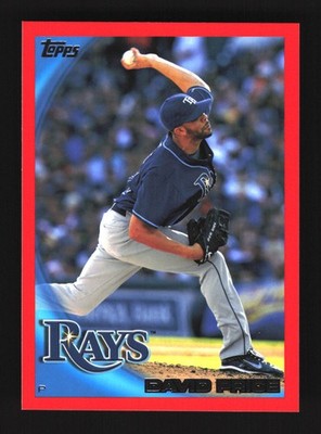 David Price Tampa Bay Rays 2010 Topps Red Border #225 SN /299