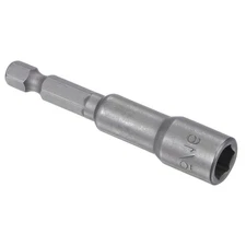 1/4" Quick-Change Hex Shank 5/16" Magnetic Nut Driver Bit 2.56" Length