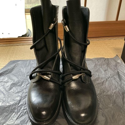 ROLLING DUB TRIO Boots RDT-BN02L GRIFFIN LOOP Leather Black Size 9