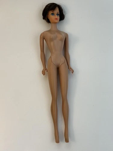 Vintage Hair Fair Barbie Doll 1960's Brunette Mattel Twist Turn TNT Midge Body
