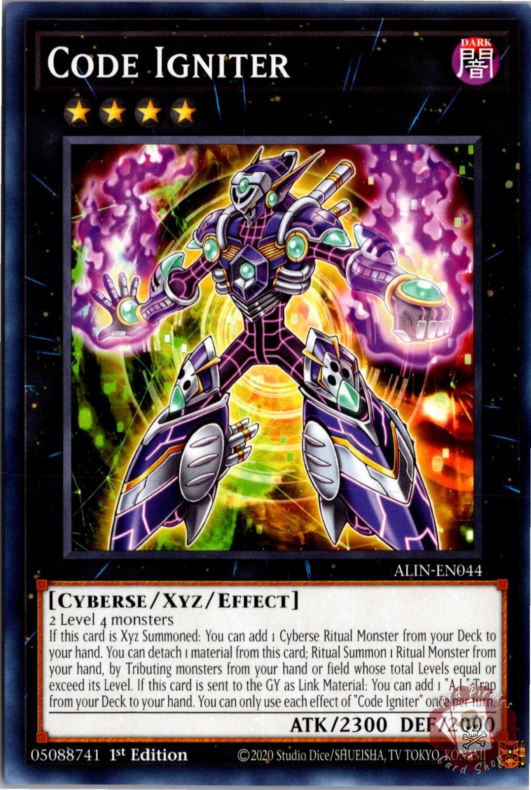 Code Igniter ALIN-EN044 Common Alliance Insight Yu-Gi-Oh 1st Edition LP