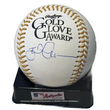 Brad Ausmus Autographed Rawlings Official Gold Glove Award Baseball