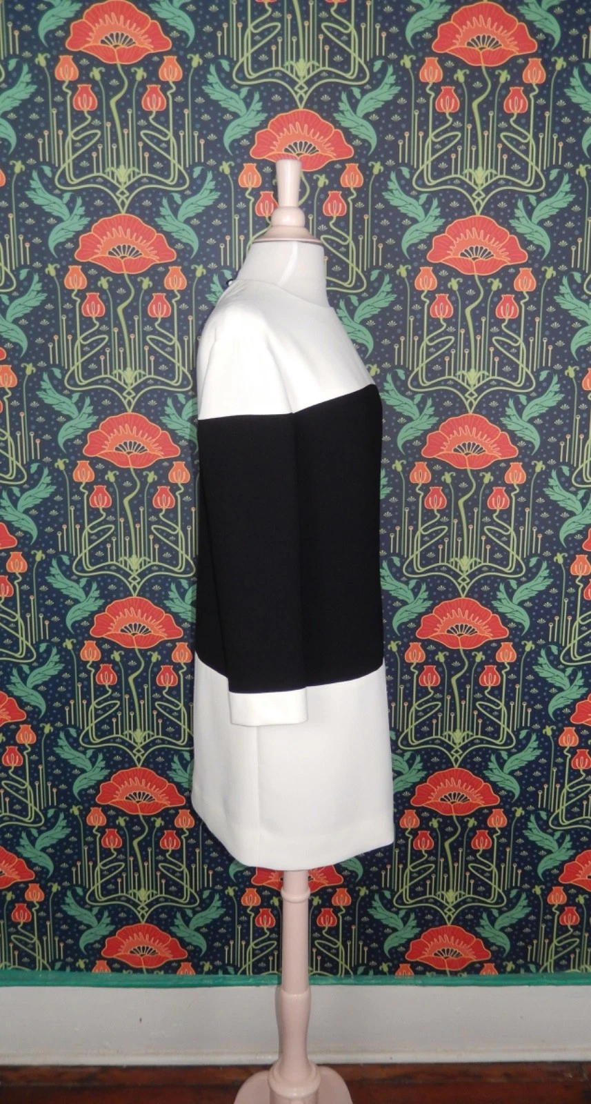 Abito Kate Spade Nero Bianco Delray Mod Colorblock Cambio 2