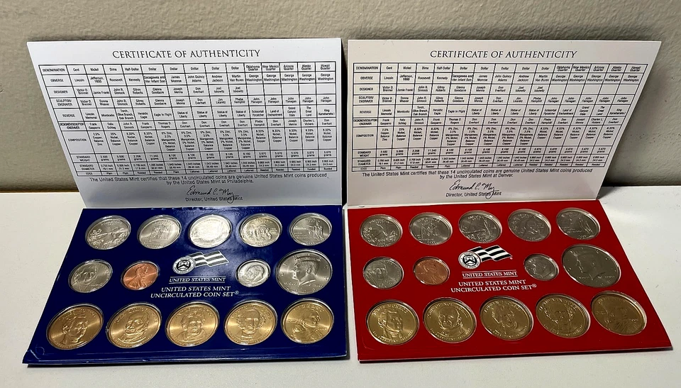 2008 Mint Set U.S. Mint Key date P and D 28 Uncirculated Coins COA - Image 2 of 4
