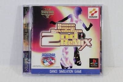 プレステ　ソフト　ダンレボ　2nd REMIX Dance Dance Revolution 2nd Remix DDR 2ndRemix CIB PS1 PS 1 Japan