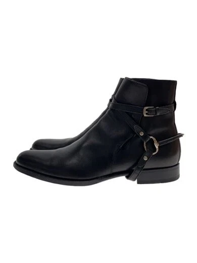 GUCCI / embout de ceinture court cuir / bottes / 44 / BLK / 114419//
