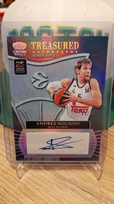 2024-25 Crown Royale Euroleague Andres Nocioni Treasured Autographs /25