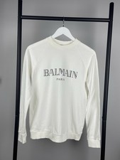 Balmain Paris Women White Sweatshirt size 38 S-M 
