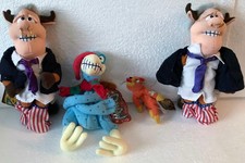 Lot 4 INfamous Meanies.2 Bull Clinton.Cold Turkey,"splat road kill Kat keychain