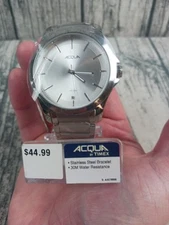 Acqua by Timex Stainless Steel Watch (2013, Timex) 30M Water Resistant 