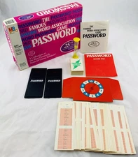 1986 Password Game 25th Edition by Milton Bradley Complete Good Cond FREE SHIP