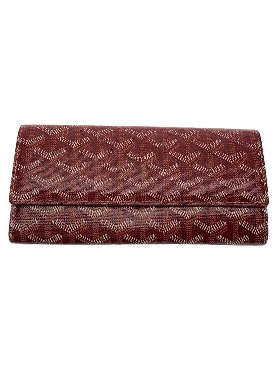 GOYARD Women's Long Wallet Leather Red Full Pattern Used | eBay