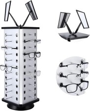 360  Rotating Sunglass Display Stand Sunglasses Organizer for Commercial 44 Pair