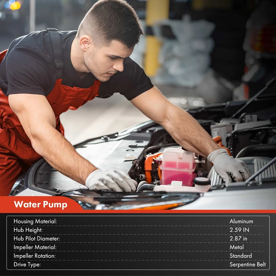 Bomba de agua del motor para Nissan Máxima 1984 Datsun 240Z 260Z 280ZX 280Z 810 Máxima Foto 2 de 4