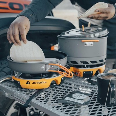 Jetboil Genesis Basecamp Backpacking Stove and Camping Cookware