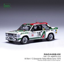 Fiat 131 Abarth #14 Rallye Monte Carlo 1979 Röhrl au 1/43 de IXO RAC446B