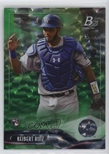 2021 Bowman Platinum Green Icy Foil 85/99 Keibert Ruiz #52 12vy