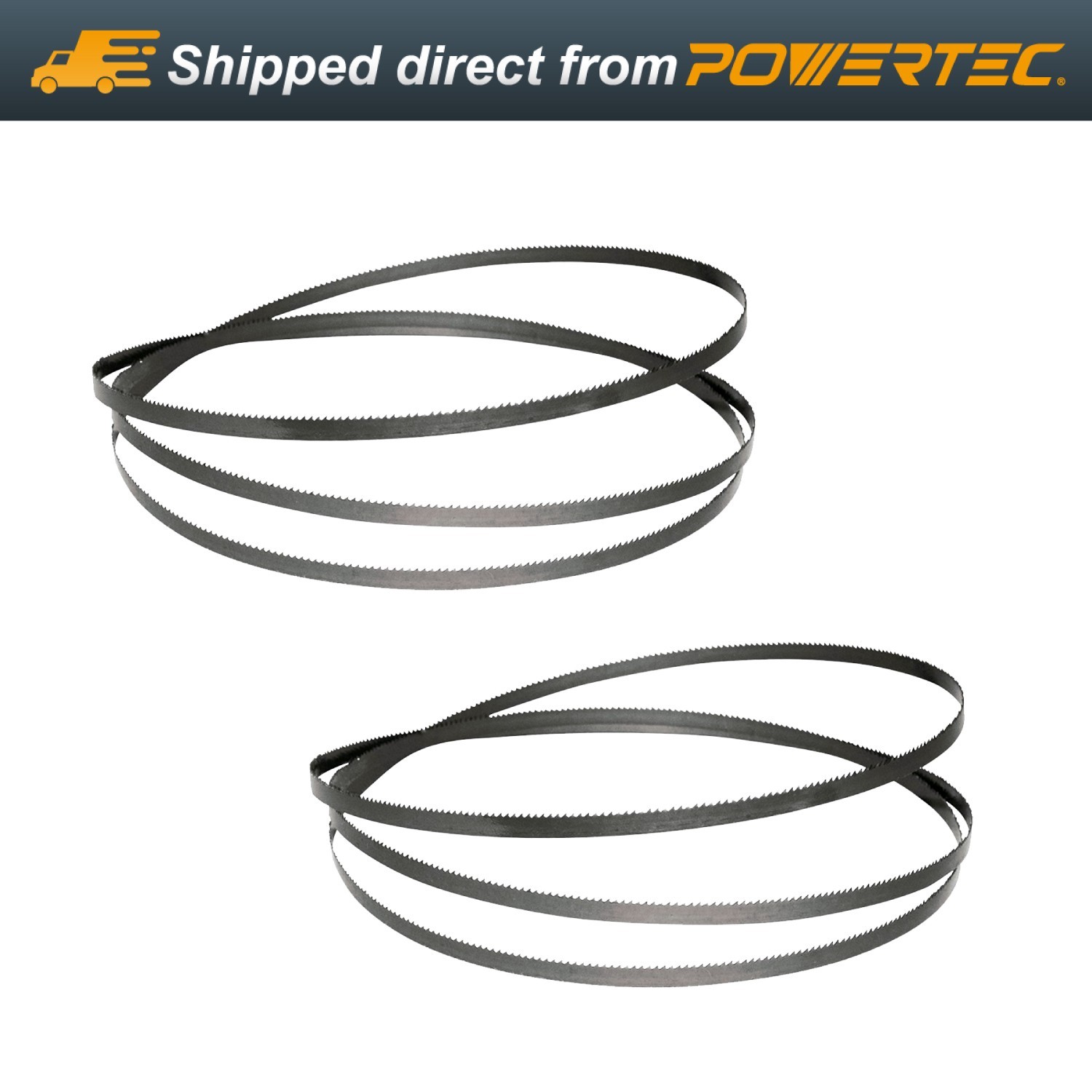 Blades 1/4" X 6 Tpi, Fits Delta Grizzly Jet 14" Saws, 2pk
