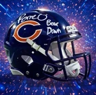 Rome Odunze RARE 1/1 Chicago Bear Fanatics Autographed Mini Helmet w/Inscription