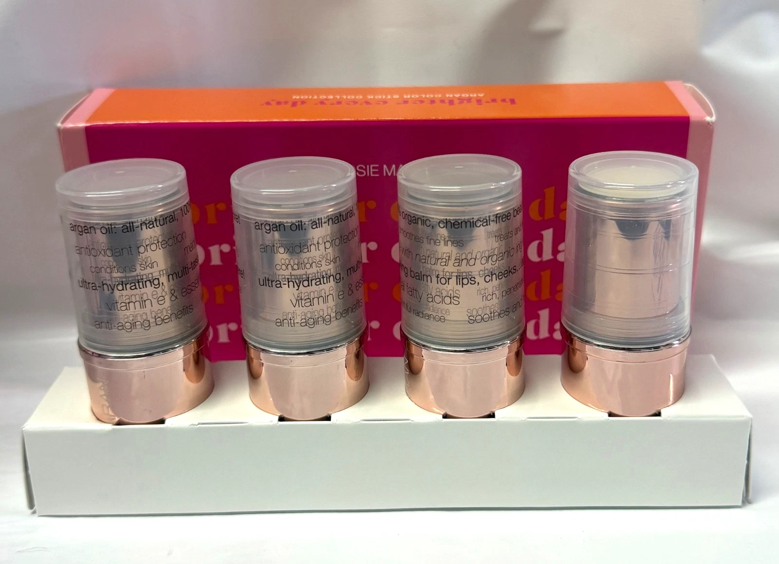Josie Maran Brighter Every Day Kit Set 3 Color Sticks (1) Moonstone Glow Stick