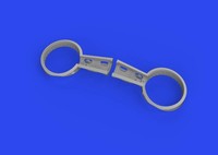 Bf 109F Wheel Bays Rounded Print - Eduard - / 1:48 - Eduard 648880