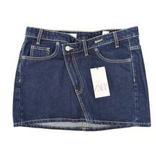 Zara Women's Blue Denim Mini Skirt Size S