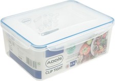 Addis Clip Tight Food Storage Container 5.3 Litre Rectangle Airtight