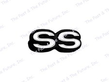 1968 69 70 71 72 Chevy Nova Rear Trim Panel Emblem - Ss - Noem6872-2