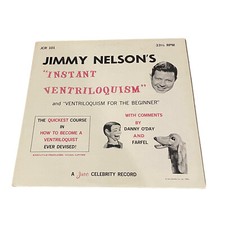 Jimmy Nelson Instant Ventriloquism LP Vinyl Juro Celebrity Record JCR 101