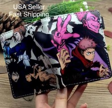 Jujutsu Kaisen Wallet - Yuji Itadori - Sukuna - Megumi - Nobara - Anime Manga