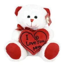 Teddy Bear For Mom - I Love You Mom Teddy Bear - Mother’s Day Teddy Bear 11.81"