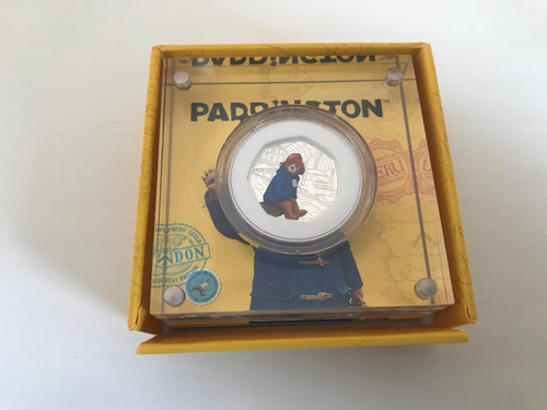 Simply Pièces ~2018 Argent Preuve Paddington En The Station Cinquante 50 Pence - Photo 1 sur 8