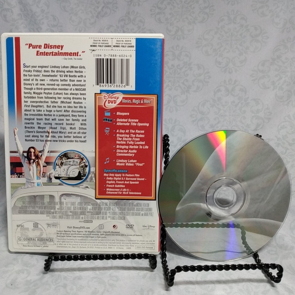 Herbie Fully Loaded (DVD, 2005) Lindsay Lohan 786936288261 eBay