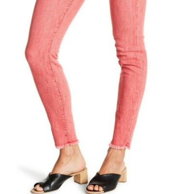 $198 NWT JOIE Sz27 FRAYED HEM MID-RISE SKINNY STRETCH DENIM JEANS