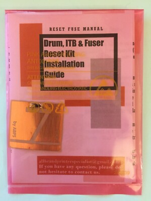 Super Easy Trommel, Riemen, Fixiereinheit Reset Kit für alle Arten von OKI OKIDATA Laserdruckern