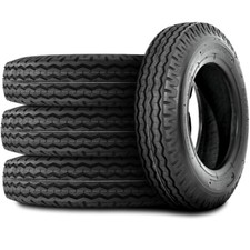 4 Tires Deestone D292 Nylon Belted St 7-14.5 Load F 12 Ply Trailer
