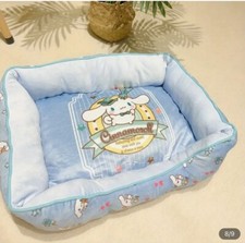 Cinnamoroll Sanrio Pet Bed Blue Cat Or Small Dog Bed Kawaii