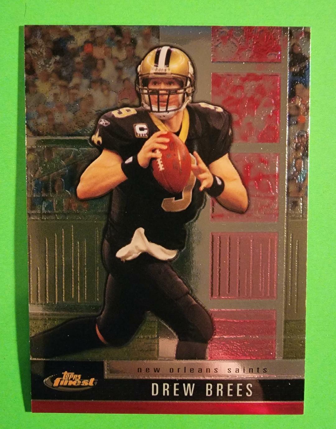 Drew Brees 2008 Topps Finest RED #1 SAINTS, HOFer